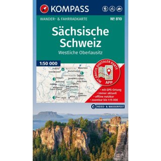 WK  810 Sächsische Schweiz/Westl. Oberlausitz 1:50.000