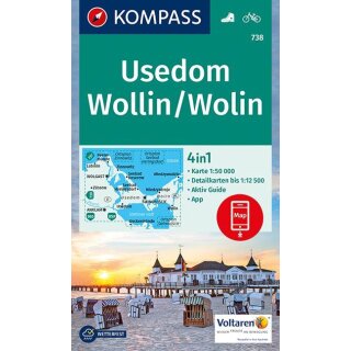 WK  738 Insel Usedom/Insel Wolin 1:50.000