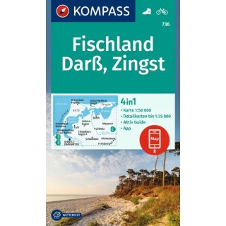 WK  736 Darß/Zingst/Fischland 1:50.000