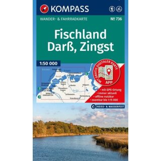WK  736 Darß/Zingst/Fischland 1:50.000