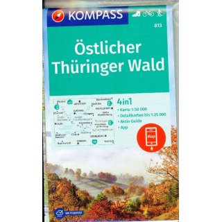 WK  813 Östlicher Thüringer Wald 1:50.000