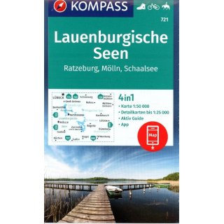 WK  721 Lauenburgische Seen 1:50.000