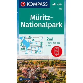 WK  853 Mritz-Nationalpark 1:25.000