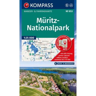 WK  853 Müritz-Nationalpark 1:25.000