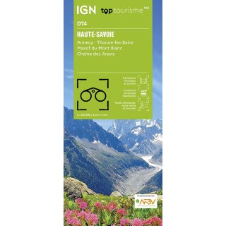 D74 Haute-Savoie 1:100.000