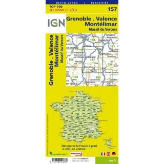 157 Grenoble / Montélimar 1:100.000