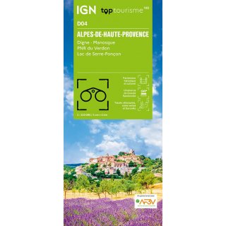 D04 Alpes-de-Haute-Provence 1:100.000