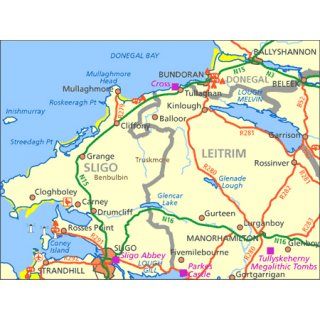 16 Donegal/Fermanagh/Leitrim/Sligo  1:50.000