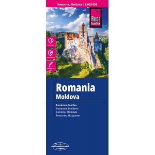 Rumänien, Moldau 1:600.000