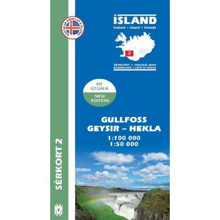 No.  2 - Gullfoss-Geysir-Hekla  1:100.000 / 1:50.000