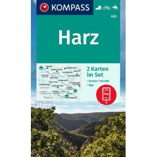 WK  450 Harz Karten-Set 1:50.000
