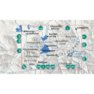 WK   06 Walchensee-Kochelsee-Sylvenstein Stausee  1:25.000