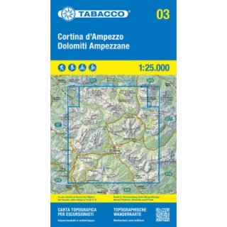 03 Cortina dAmpezzo e Dolomiti ampezzane  1:25.000