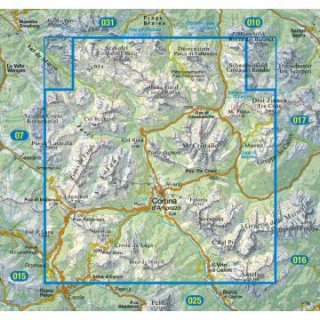  03 Cortina dAmpezzo e Dolomiti ampezzane  1:25.000
