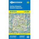 03 Cortina dAmpezzo e Dolomiti ampezzane  1:25.000