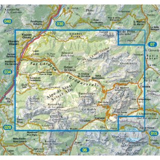  05 Val Gardena/Gröden/Alpe di Siusi/Seiseralm 1:25.000