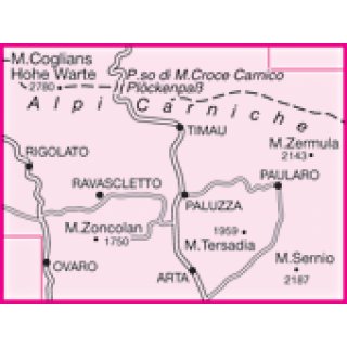 09 Alpi Carniche/Carnia centrale 1:25.000