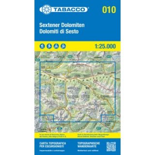 010 Dolomiti di Sesto/Sextener Dolomiten 1:25.000