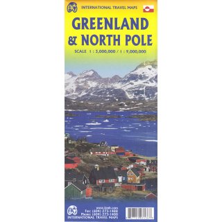 Greenland & North Pole 1:3.000.000/1:9.000.000