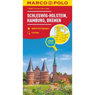 Schleswig-Holstein/Hamburg/Bremen 1:200.000