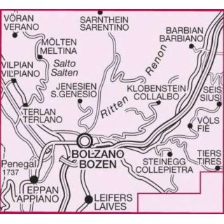 034 Bolzano/Renon, Bozen/Ritten 1:25.000