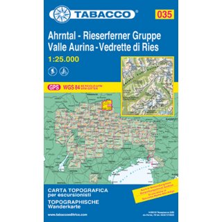 035 Ahrntal, Rieserferner Gruppe 1:25.000