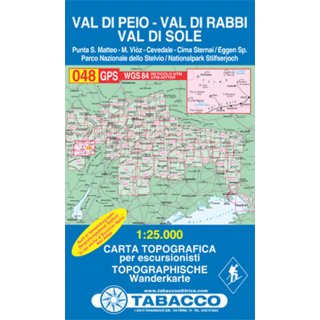 048 Val di Peio, Val di Rabbi, Val di Sole 1:25.000