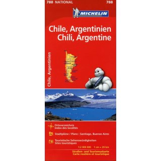 Chile, Argentinien 1:2.000.000