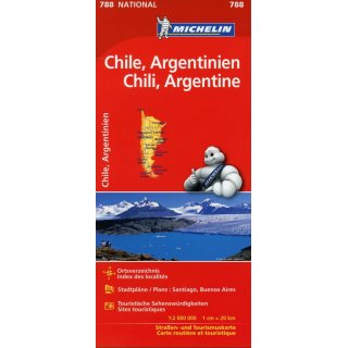 Chile, Argentinien 1:2.000.000