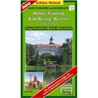154 Hoher Fläming, Bad Belzig, Beelitz 1:50.000
