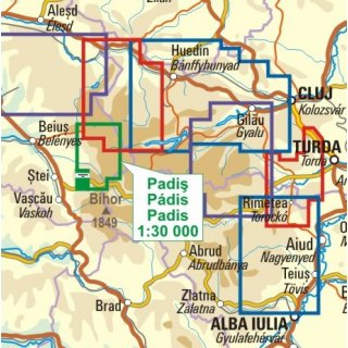 Padis-Gebiet 1:30.000
