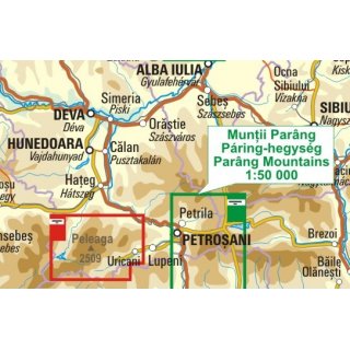 Parang Gebirgsgruppe 1:50.000