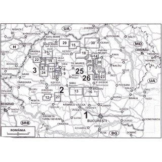 Parang Gebirgsgruppe 1:50.000