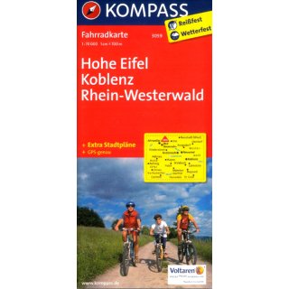 FK 3059  Hohe Eifel, Koblenz, Rhein-Westerwald 1:70.000