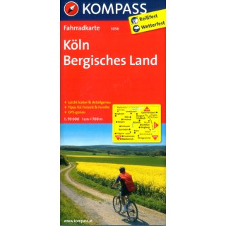 FK 3056  Köln, Bergisches Land 1:70.000
