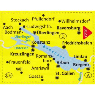 FK 3333 Bodensee und Umgebung 1:70.000