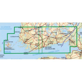 GT Etel�-Suomi (S�dfinnland) 1:250.000
