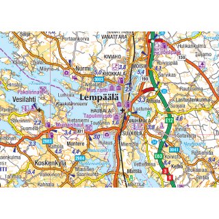 GT Etel�-Suomi (S�dfinnland) 1:250.000