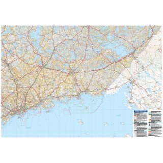GT Etel�-Suomi (S�dfinnland) 1:250.000
