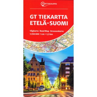 GT Etel&auml;-Suomi (S&uuml;dfinnland) 1:250.000