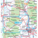 UK 50- 9   Naturpark Steigerwald, s&uuml;dl. Teil 1:50.000