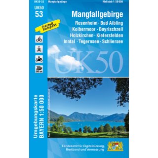 UK 50-53   Mangfallgebirge 1:50.000