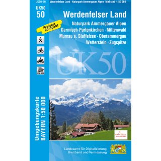 UK 50-50   Werdenfelser Land 1:50.000