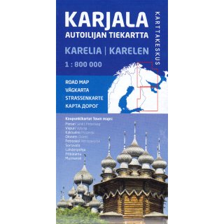 Karelien (Karjala) 1:800.000
