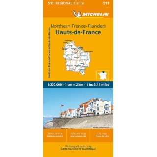 Nordfrankreich-Flandern 1:200.000