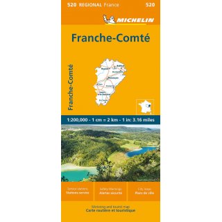 Franche-Comt&eacute; 1:200.000