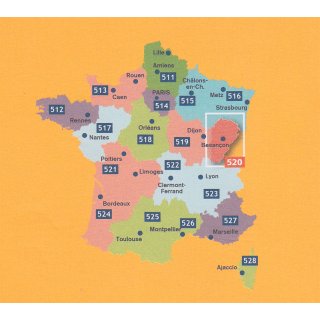 Franche-Comté 1:200.000