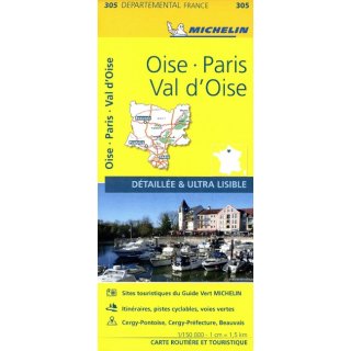 Paris - Île de France/Nord 1:150.000 (franz. Ausgabe)
