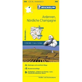 Ardennen, Nördliche Champagne 1:150.000