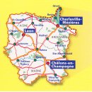 Ardennen, N&ouml;rdliche Champagne 1:150.000